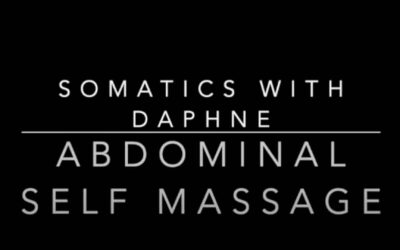 Abdominal Self Massage